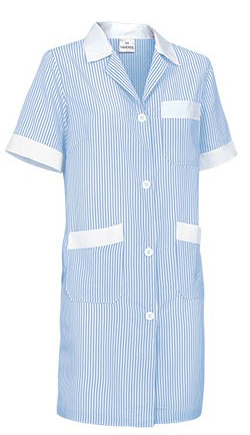 BLOUSE MANCHES COURTES BLEU