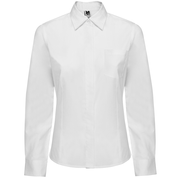 CHEMISE MANCHES LONGUES FEMME BLANCHE