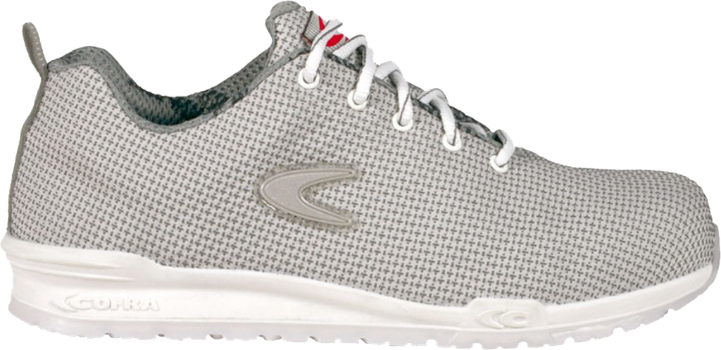 CHAUSSURES DE SÉCURITÉ BANCHE, TAILLE BASSE EN TISSU TECHSHELL HYDROFUGE WHITE 