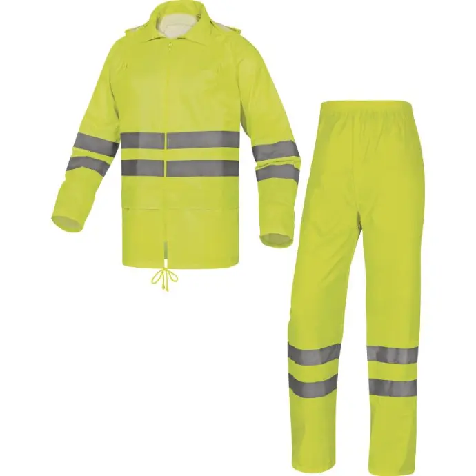 Ensemble de pluie jaune  