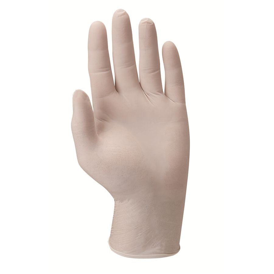 BOITE 100 GANTS LATEX NON POUDRE
