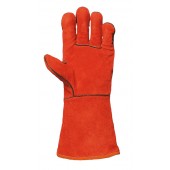 GCA615 Gant croûte de cuir anti chaleur - Manchette 15 cm