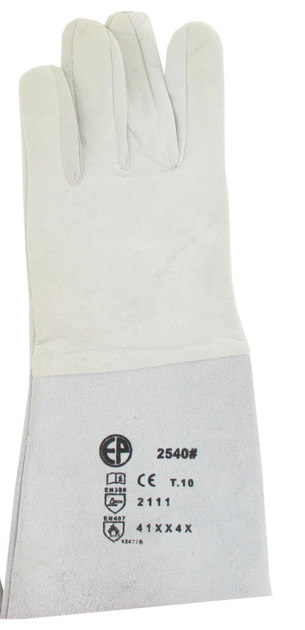 GFC118 GANT CUIR SOUDEUR ARGON Manchette 15cm
