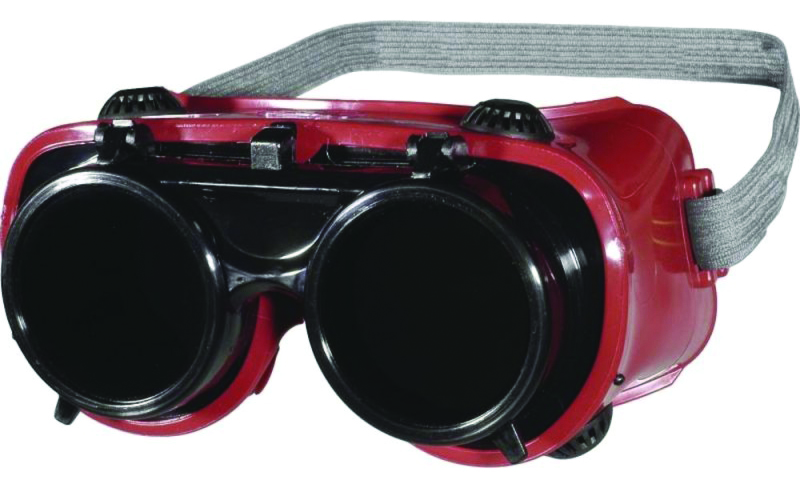 Lunette masque soudeur (oculaire teinté relevable)