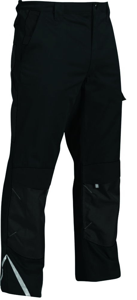 PANTALON DE TRAVAIL MULTI-POCHES COBRA ANTHRACITE/NOIR  [PANAN]