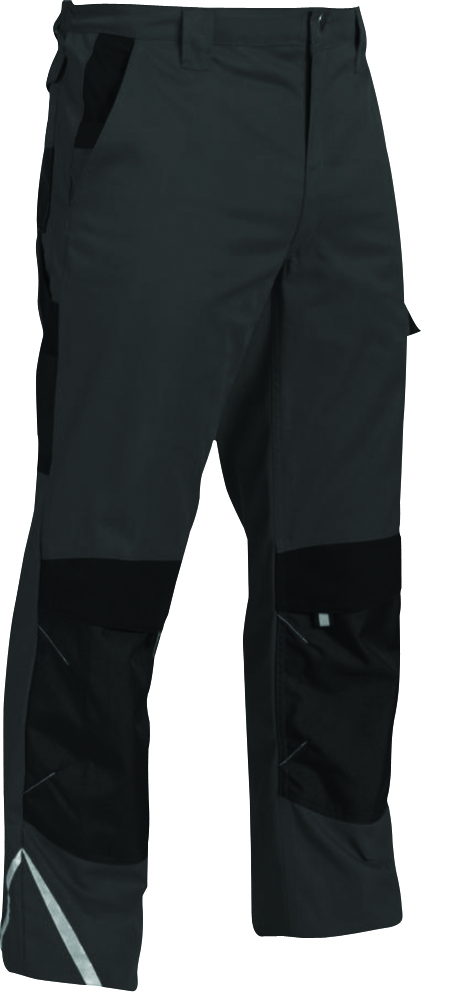 PANTALON DE TRAVAIL MULTI-POCHES COBRA GRIS/NOIR  [PANGN]