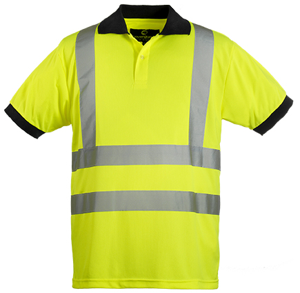 POLO HV JAUNE YARD MANCHES COURTES T [DCPHVY/]