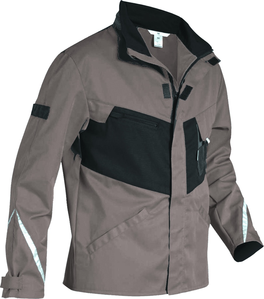 VESTE DE TRAVAIL COBRA BEIGE/NOIR  