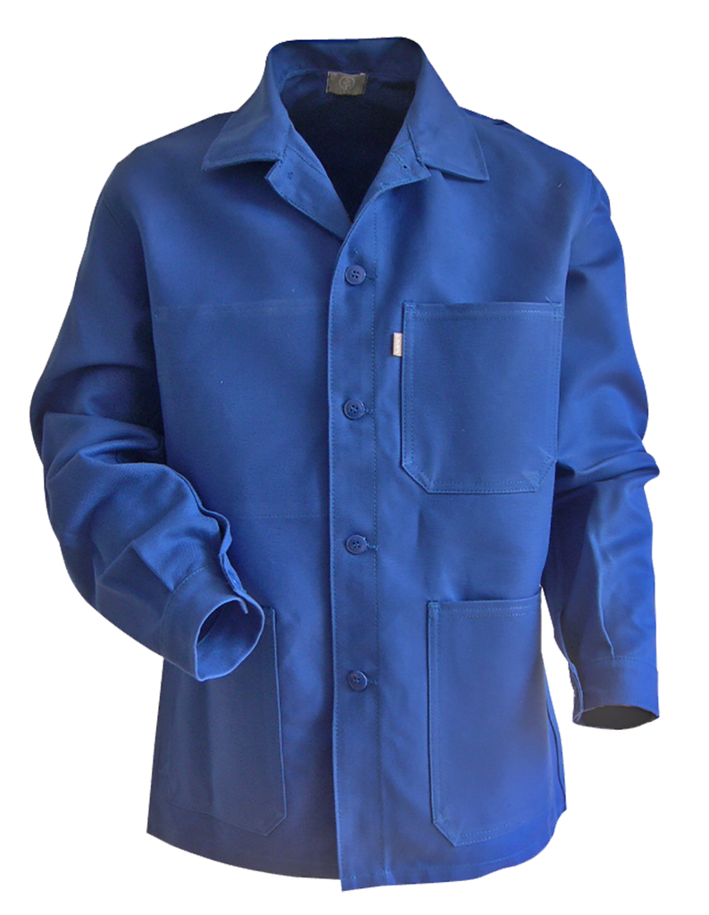 VESTE DE TRAVAIL BLEU 100% COTON