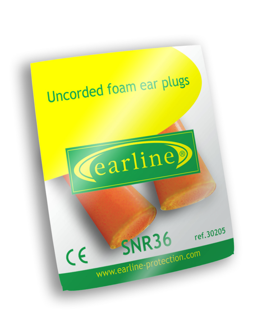 Boîte de 200 paires Bouchons d'oreilles anti-bruit 39 dB