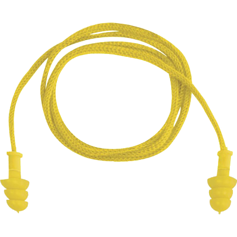 BOUCHON D OREILLES REUTILISABLES 29DB AVEC CORDON bte 50 paires [ABCONIC]