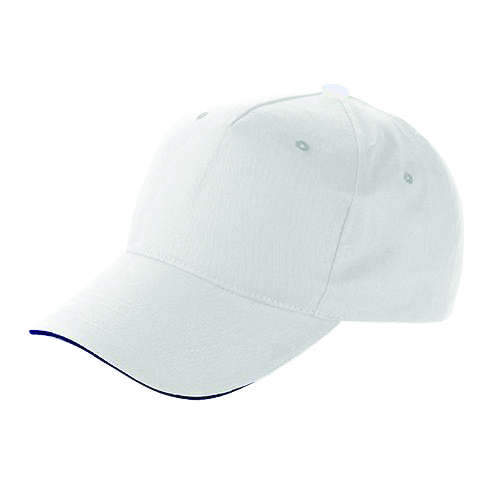 CASQUETTE COT BROSSE BLANC