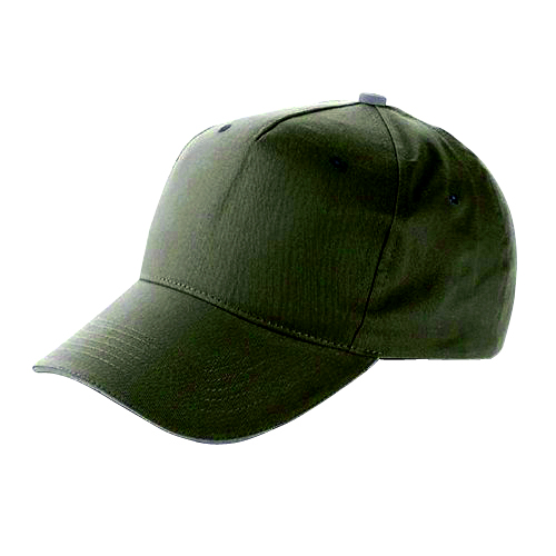 CASQUETTE COT BROSSE GRIS FONCE [DCB5GF]