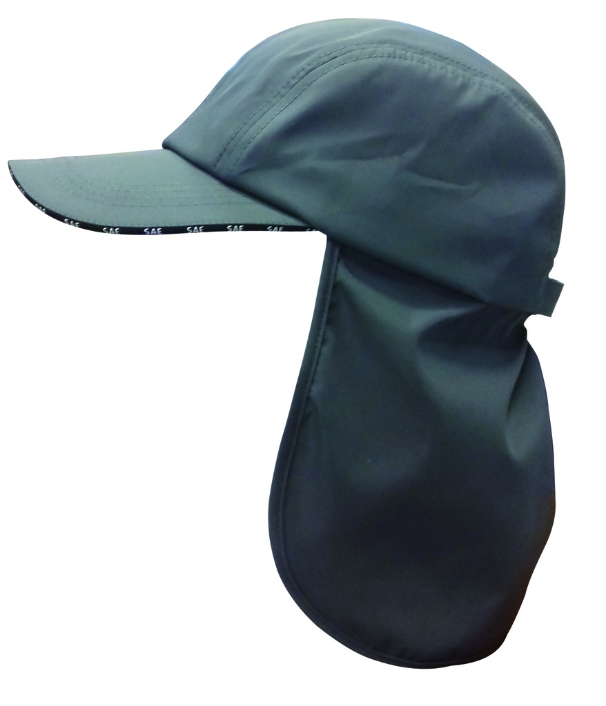 CASQUETTE SAHARIENNE dry fit  GRIS FONCE [DCBSD5]