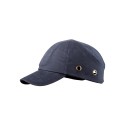 CASQUETTE DE PROTECTION HARDCAP NOIR/GRISE VISIERE 3 CM