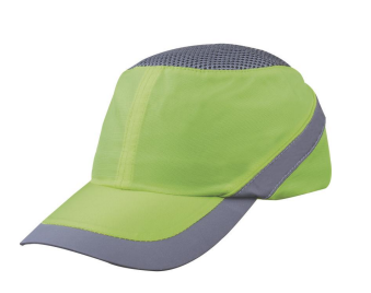 Casquette anti-heurt Jaune fluo-gris