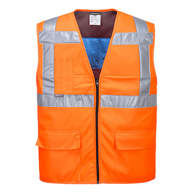 Gilet Rafraichissant Orange HV L/XL