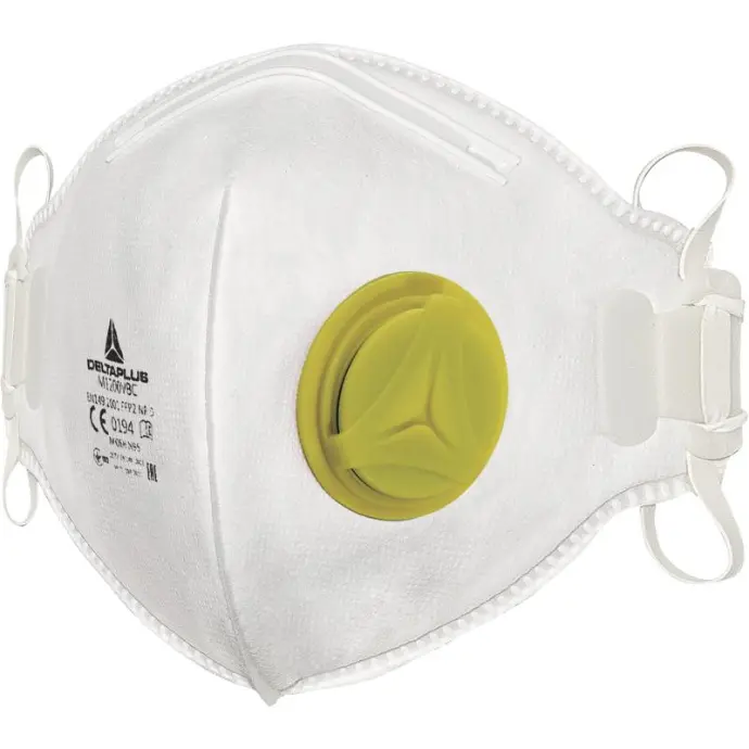 Boîte de 10 Masques respiratoire FFP2 NR D pliable verticalement avec valve