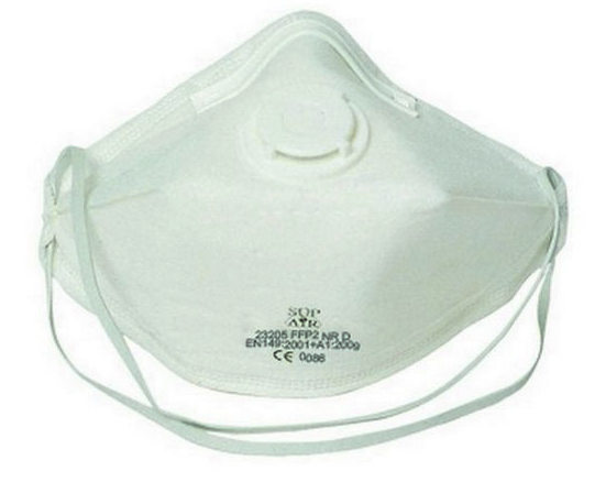 Boîte de 10 Masques FFP2 NR D pliable verticalement a valve