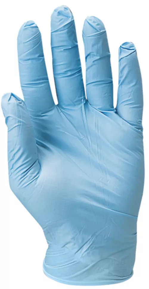 BTE 100 GANTS NITRILE POUDRE BLEU L /9