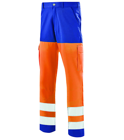 PANTALON HV ORANGE BLEU BUGATTI 40/42
