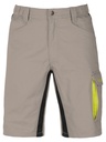 Bermudas multipoches beige/noir KAVIR 