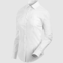 CHEMISE BLANCHE FEMME ML POLYCOTON   [DCCFPC01/]