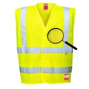 GILET HV JAUNE  antistatique et flamme résistant FR71  T. L/