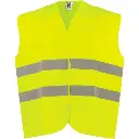 GILET HV JAUNE SIRIO Doubles tailles