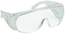 Lunette visiteur monobloc plolycarbonate incolore