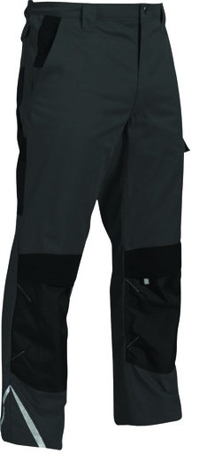 PANTALON DE TRAVAIL MULTI-POCHES COBRA GRIS/NOIR  [PANGN]