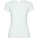 TSHIRT FEMME COL ROND BLANC
