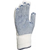 GTP169 Gant coton/polyester et picots PVC