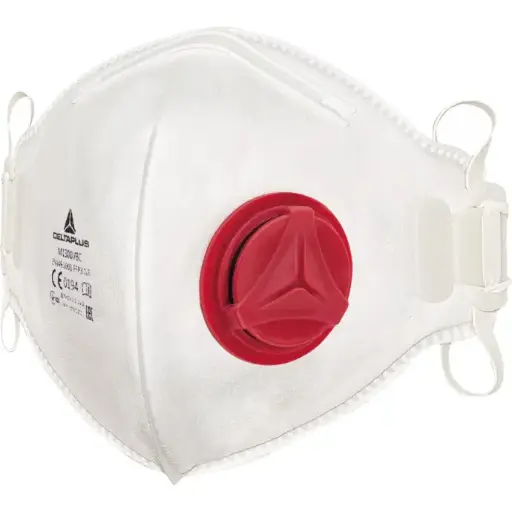 Boîte de 10 Masques respiratoires pliable avec valve FFP3 SL 