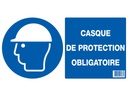 PLAQ PORT CASQ OBLIG 330X120 *archivé*