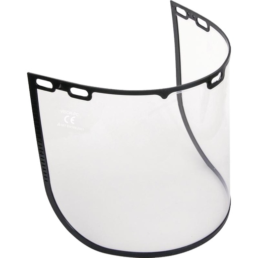 Visière polycarbonat incolore