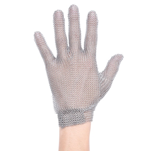 Gant de découpe tricoté en maille Inox